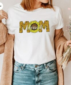 Sunflower Blessed Mom Shirt Gift for Mother’s Day