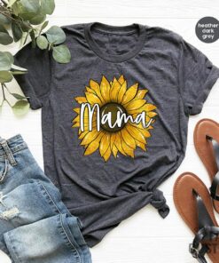 Sunflower Mama Gift for Mother’s Day Favorite Mom T-Shirt