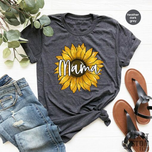 Sunflower Mama Gift for Mother’s Day Favorite Mom T-Shirt