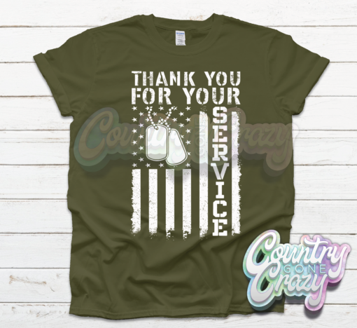 Thank You For Your Service – T-Shirt