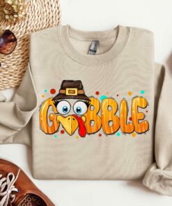 Thanksgiving Gobble Sweatshirt Sweatshirt Lovely Unique Gift Thanksgiving Gobble Sweatshirt Sweatshirt Lovely Unique Gift