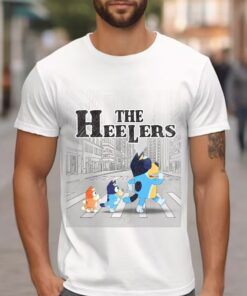 The Hee Lers Blue Dog Moive Character Walking Down The Street The Moon T-Shirt Lovely Unique Gift The Hee Lers Blue Dog Moive Character Walking Down The Street The Moon T-Shirt Lovely Unique Gift