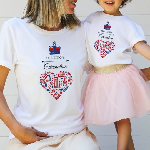 The King’s Coronation Shirt Mother’s Day Street Party Outfit Gift for Best Mom