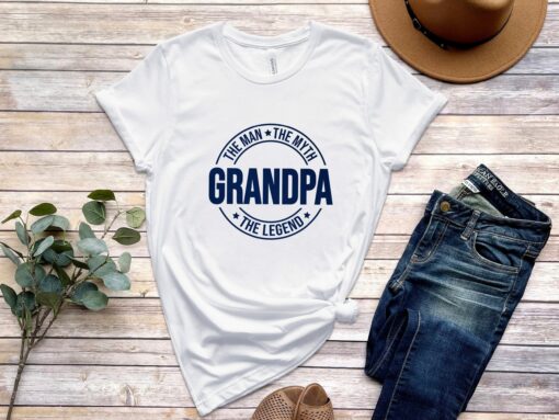 The Man The Myth The Legend Grandpa Shirt Father’s Day Gift Funny Husband Tee