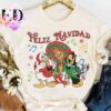 The Three Caballeros Classic Donald Duck Jose Carioca Panchito Pistoles Sing Christmas Song T-shirt Disney Cute Xmas Gifts Sweatshirt
