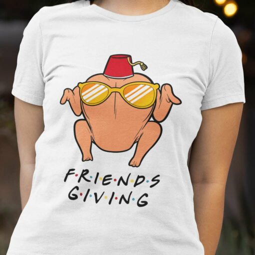 Turkey Friends Giving Thanksgiving Day Tee