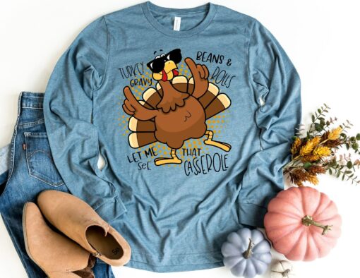 Turkey Gravy Beans and Rolls Sweatshirt Lovely Unique Gift For Thanksgiving