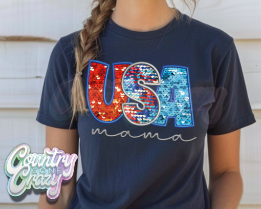 USA MAMA T-SHIRT