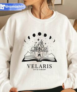 Velaris City Of Starlight Book Disney Castle Sweatshirt
