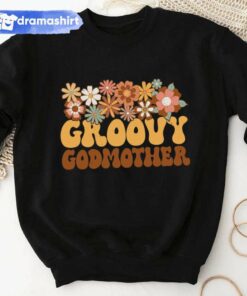 Vintage Groovy Godmother Mother’s Day Sweatshirt