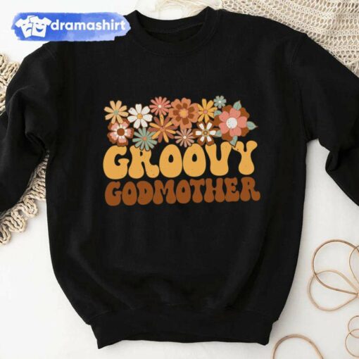 Vintage Groovy Godmother Mother’s Day Sweatshirt