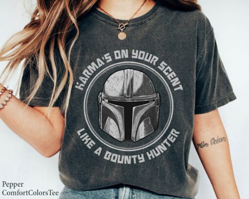 Vintage Karma’s On Your Scent Shirt Like A Bounty Hunter Cool T-Shirt Unique Gift