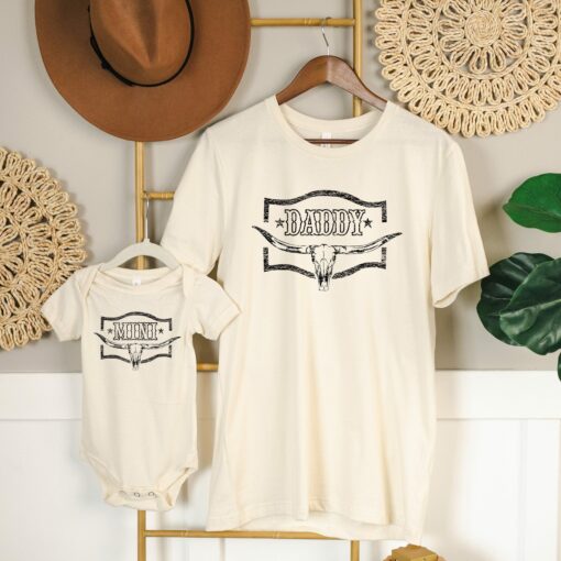 Western Daddy And Mini Matching Shirt Howdy Father’s Day Gift For Country Dad