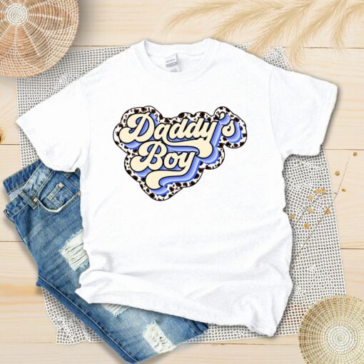 Western Daddy’s Boy Shirt Happy Father’s Day Dad And Daughter Gift