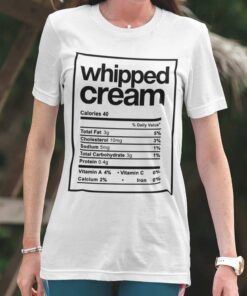 Whipped Cream Ingredient Thanksgiving Day Tee Whipped Cream Ingredient Thanksgiving Day Tee