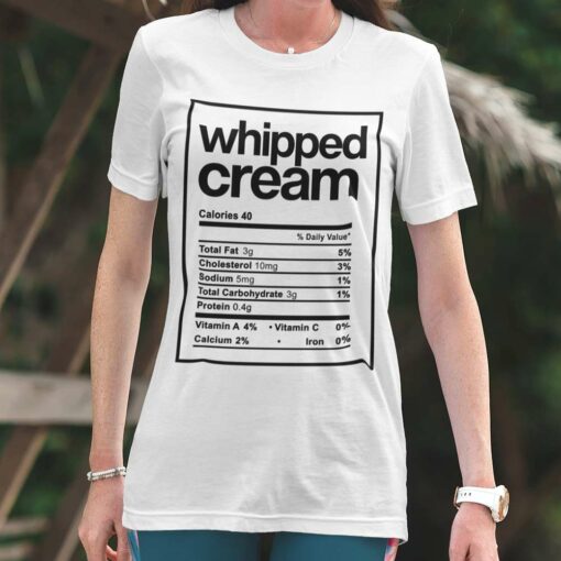 Whipped Cream Ingredient Thanksgiving Day Tee