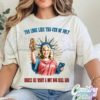 YOU LOOK LIKE THE FOURTH OF JULY  NATURAL T-SHIRT