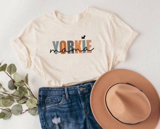 Yorkie Mama Dog Mom Shirt Yorkshire Terrier Gift