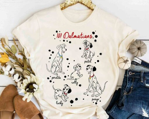 101 Dalmatians Puppy Names Sweatshirt Disney Christmas Gifts