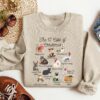 12 Cats Lover Of Christmas Crewneck Sweatshirt Cozy Xmas Gift