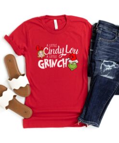 A Little Cindy Lou Grouchy Funny Christmas Sweatshirt A Little Cindy Lou Grouchy Funny Christmas Sweatshirt