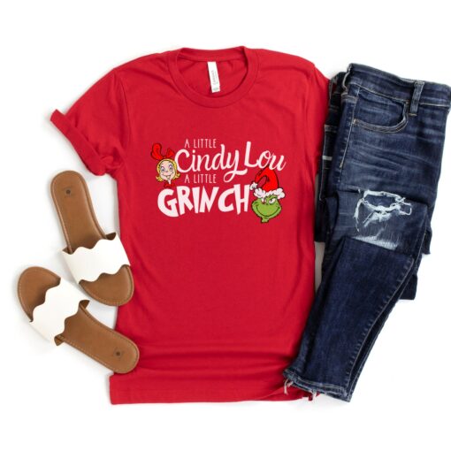 A Little Cindy Lou Grouchy Funny Christmas Sweatshirt