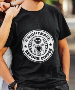 A Nightmare Before Coffee Jack Skellington Christmas T-shirt A Nightmare Before Coffee Jack Skellington Christmas T-shirt