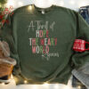 A Thrill Of Hope The Weary World Rejoices Sweatshirt Unique Xmas Gift For Christians
