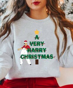 A Very Harry Christmas Tree Sweatshirt Harry Styles