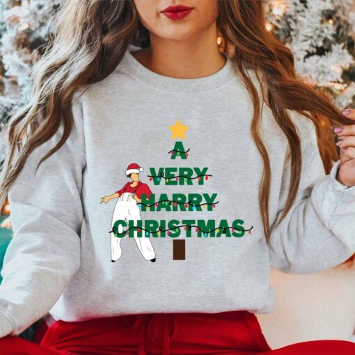 A Very Harry Christmas Tree Sweatshirt Harry Styles