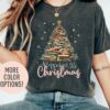 All Booked For Christmas Tree Sweatshirt Unique Christmas Gift for Librarians