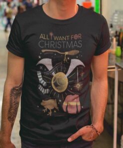 All I Want For Christmas Accessories T-Shirt Harry Potter All I Want For Christmas Accessories T-Shirt Harry Potter