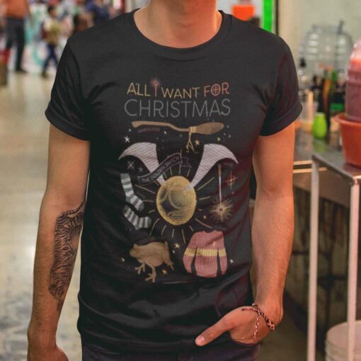 All I Want For Christmas Accessories T-Shirt Harry Potter