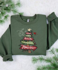 And He Will Be Called Isaiah 96 Jesus Christmas Tree Sweatshirt Lovely Unique Xmas Gift For Christian And He Will Be Called Isaiah 96 Jesus Christmas Tree Sweatshirt Lovely Unique Xmas Gift For Christian