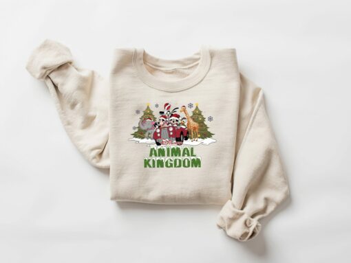 Animal Kingdom Disney Mickey and Friends Christmas Sweatshirt Lovely Unique Xmas Gift