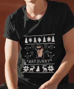 Bad Bunny Funny Christmas T-shirt