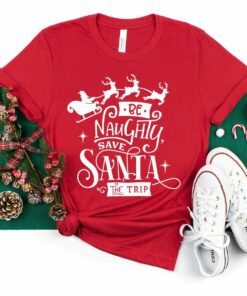 Be Naughty Shirt – Funny Christmas Gift