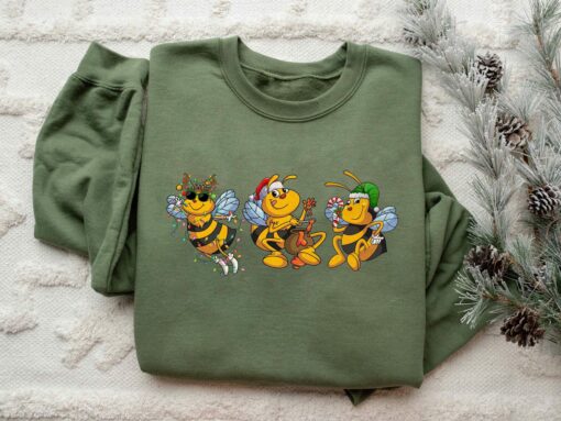 Bee Lover Christmas Sweatshirt Lovely Unique Xmas Gift