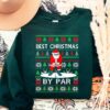 Best Christmas By Par Sweatshirt Lovely Unique Xmas Gift For Golfer Golf Lover