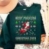 Best Pucking Christmas Ever Hockey Christmas Sweatshirt