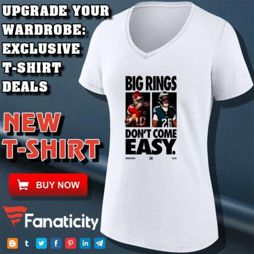 Big Rings Don’t Come Easy Super Bowl Lix New Orleans shirt