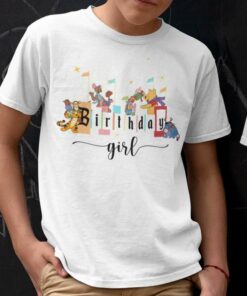 Birthday Girl Birthday Christmas T-shirt Winnie The Pooh