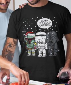 Boba It’s Cold Outside Christmas T-Shirt Star Wars