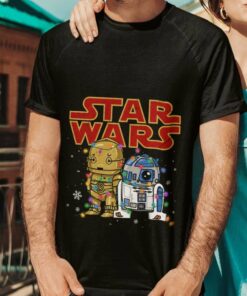 Boba R2-D2 and C-3PO Christmas T-shirt Star Wars