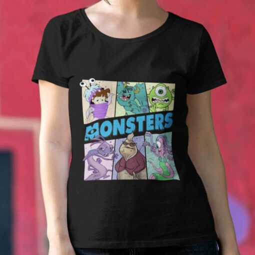 Boo Sulley Mike Randy Roz Celia Mae T-shirt Monsters