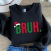 Bruh Cool Meme Trendy Sarcastic Christmas Sweatshirt Lovely Unique Xmas Gifts For Him Her Mom Dad Bro Sis Teenager Teen