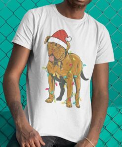 Bulldog Christmas Light T-Shirt