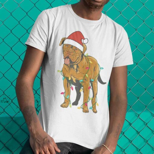 Bulldog Christmas Light T-Shirt