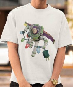 Buzz Lightyear Decorating Christmas T-Shirt Toy Story
