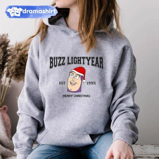 Buzz Lightyear Mery Christmas Hoodie Toy Story